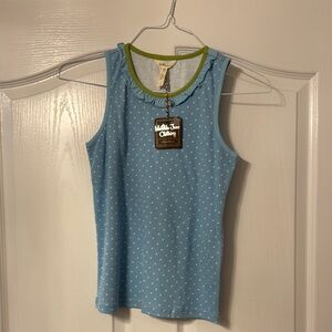 Matilda Jane Blue Fitted Sleeveless Tank Top